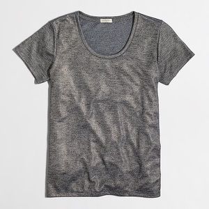 NWOT J. crew shimmer tee shirt